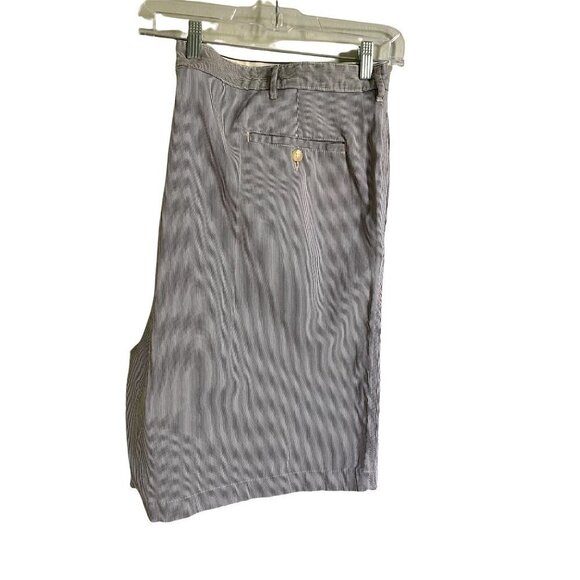 Lands End Mens Pinstriped Cotton Shorts Size 46 - Picture 4 of 7